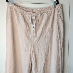 Croft & Barrow 100% Cotton Light Tan Pants